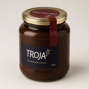 Pasta de Maní con Chocolate 100% Cacao 450 gr.